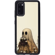 Coque Samsung Galaxy S20 - Silicone rigide noir Halloween 2025 Ghost gardener