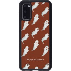 Coque Samsung Galaxy S20 - Silicone rigide noir Halloween 2025 Pattern of ghosts