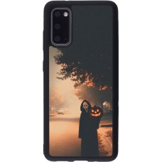 Coque Samsung Galaxy S20 - Silicone rigide noir Halloween 2025 Scream