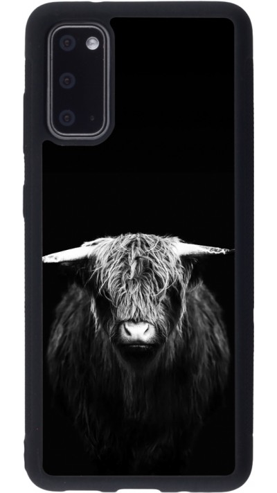 Samsung Galaxy S20 Case Hülle - Silikon schwarz Highland calf black