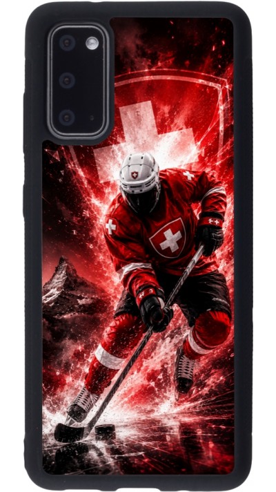 Coque Samsung Galaxy S20 - Silicone rigide noir Hockey World Championship Player