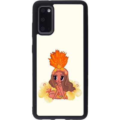 Coque Samsung Galaxy S20 - Silicone rigide noir Karol G Tropicoqueta