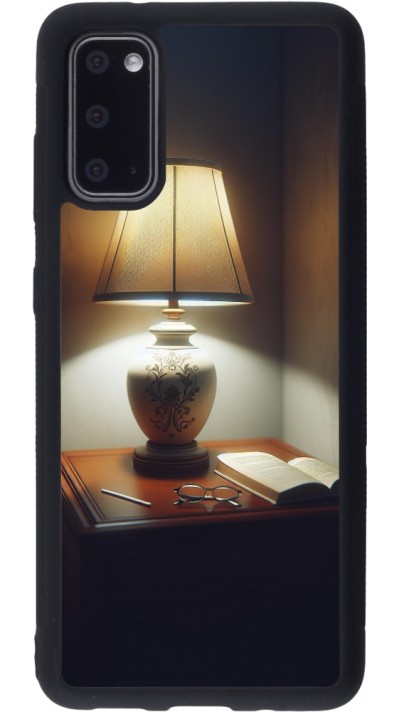 Coque Samsung Galaxy S20 - Silicone rigide noir Midnight Glow