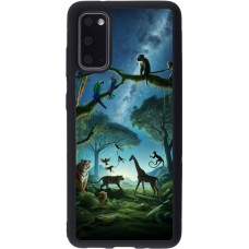 Samsung Galaxy S20 Case Hülle - Silikon schwarz Paradies der exotischen Tiere