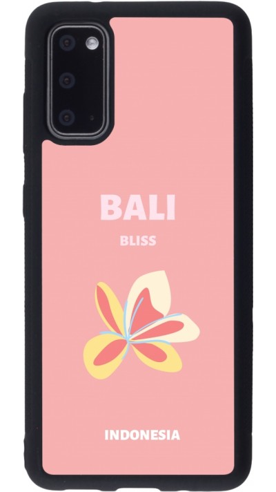 Samsung Galaxy S20 Case Hülle - Silikon schwarz Pop Summer Destination Bali