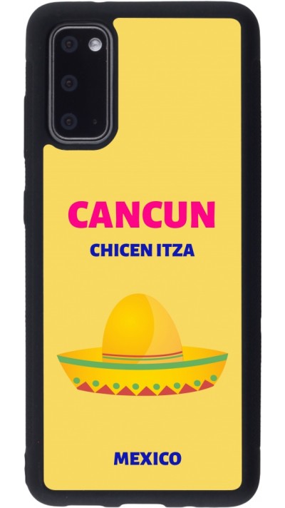 Samsung Galaxy S20 Case Hülle - Silikon schwarz Pop Summer Destination Cancun