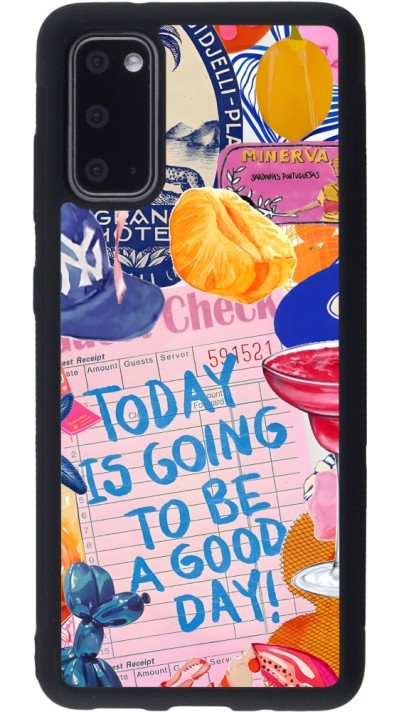 Samsung Galaxy S20 Case Hülle - Silikon schwarz Preppy Today is Going to be a good day