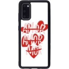 Coque Samsung Galaxy S20 - Silicone rigide noir Saint Valentines Day 26 Amor