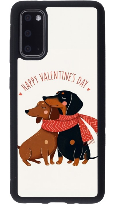 Coque Samsung Galaxy S20 - Silicone rigide noir Saint Valentines Day 26 Happy Valentine