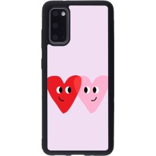 Coque Samsung Galaxy S20 - Silicone rigide noir Saint Valentines Day 26 Heart