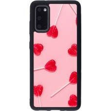 Coque Samsung Galaxy S20 - Silicone rigide noir Saint Valentines Day 26 Lollipop