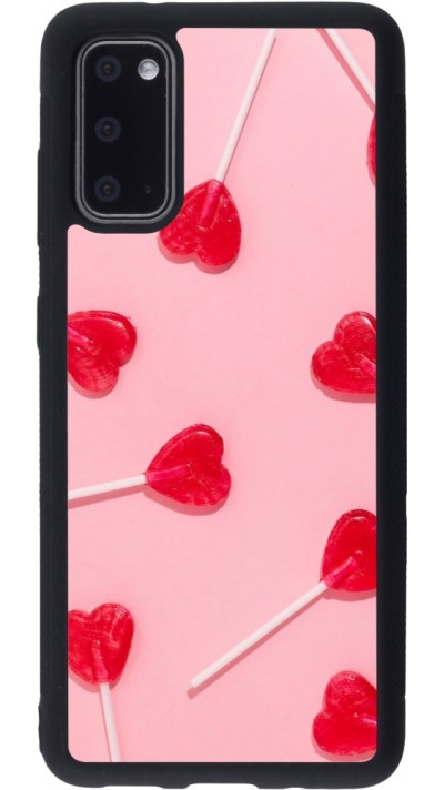 Coque Samsung Galaxy S20 - Silicone rigide noir Saint Valentines Day 26 Lollipop
