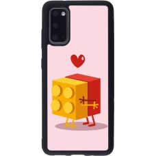 Coque Samsung Galaxy S20 - Silicone rigide noir Saint Valentines Day 26 Puzzle