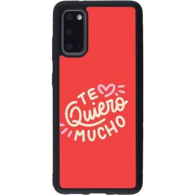 Samsung Galaxy S20 Case Hülle - Silikon schwarz Saint Valentines Day 26 Te quiero mucho