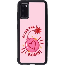 Coque Samsung Galaxy S20 - Silicone rigide noir Saint Valentines Day 26 You are the bomb