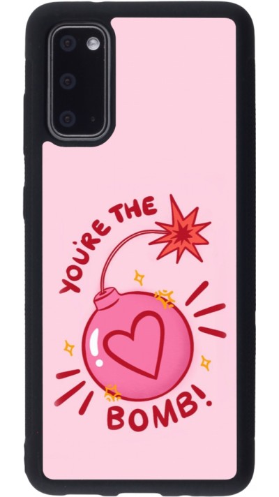 Coque Samsung Galaxy S20 - Silicone rigide noir Saint Valentines Day 26 You are the bomb