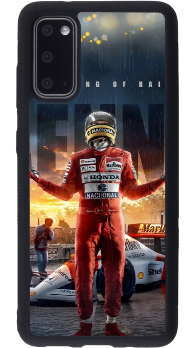 Samsung Galaxy S20 Case Hülle - Silikon schwarz Senna The King of Rain