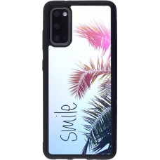 Coque Samsung Galaxy S20 - Silicone rigide noir Smile 05