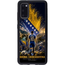 Coque Samsung Galaxy S20 - Silicone rigide noir Football Bosnie-Herzégovine splash 2026