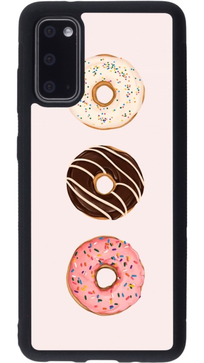 Samsung Galaxy S20 Case Hülle - Silikon schwarz Spring 23 donuts