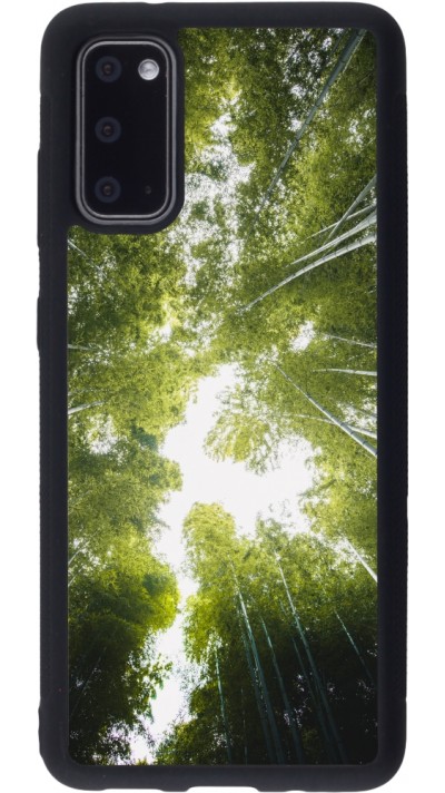Samsung Galaxy S20 Case Hülle - Silikon schwarz Spring 23 forest blue sky