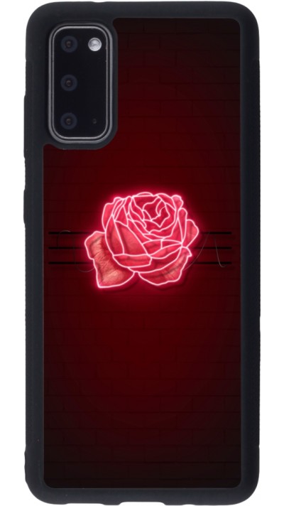 Samsung Galaxy S20 Case Hülle - Silikon schwarz Spring 23 neon rose