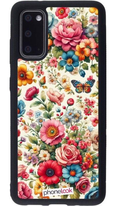 Samsung Galaxy S20 Case Hülle - Silikon schwarz Spring 25 fruehling bluetend