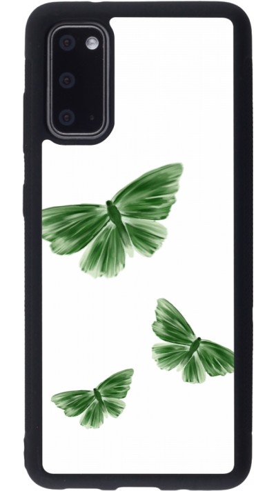 Coque Samsung Galaxy S20 - Silicone rigide noir Butterflies 2026