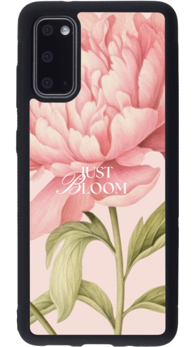 Coque Samsung Galaxy S20 - Silicone rigide noir Just Bloom 2026