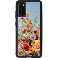 Coque Samsung Galaxy S20 - Silicone rigide noir Spring flowers 2026