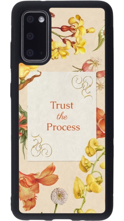 Coque Samsung Galaxy S20 - Silicone rigide noir Trust the process 2026