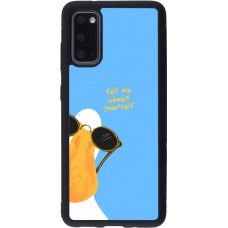 Samsung Galaxy S20 Case Hülle - Silikon schwarz Tell me about yourself Summer 2026