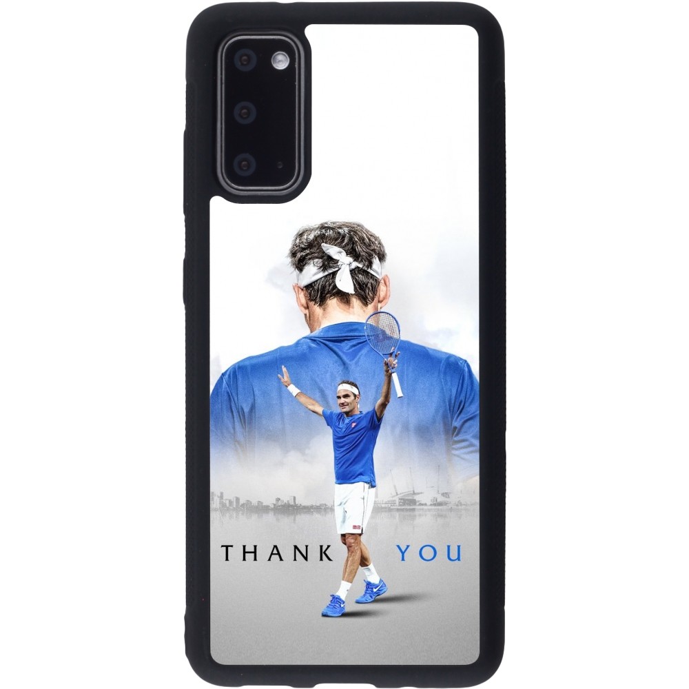 Samsung Galaxy S20 Case Hülle - Silikon schwarz Thank you Roger