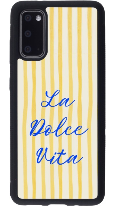 Coque Samsung Galaxy S20 - Silicone rigide noir The good life 2026
