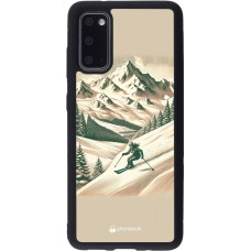 Samsung Galaxy S20 Case Hülle - Silikon schwarz Vintage Skiberg