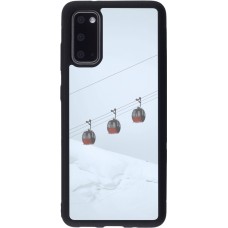 Samsung Galaxy S20 Case Hülle - Silikon schwarz Winter 22 ski lift