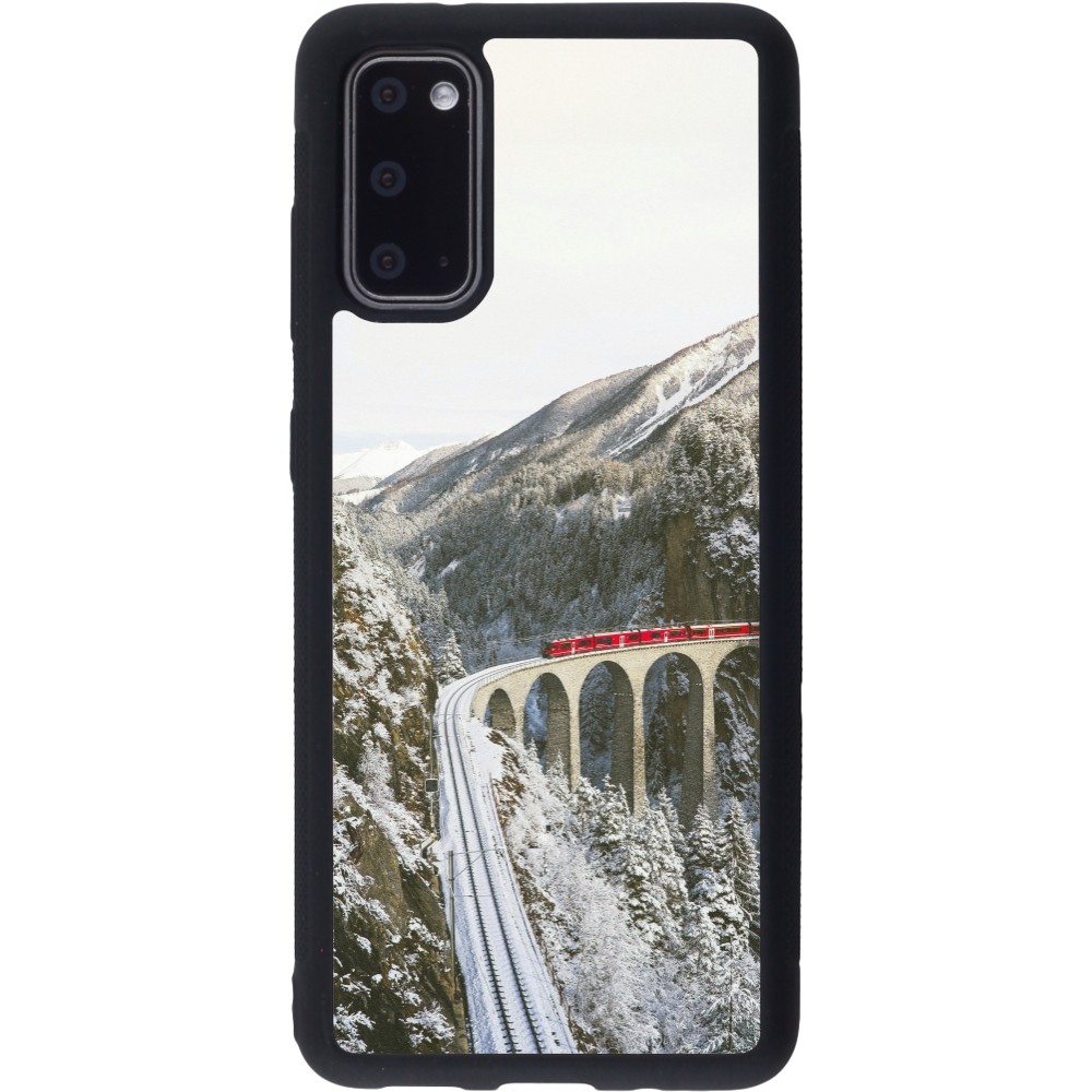Samsung Galaxy S20 Case Hülle - Silikon schwarz Winter 25 Winter polar express