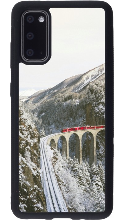 Samsung Galaxy S20 Case Hülle - Silikon schwarz Winter 25 Winter polar express