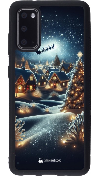 Coque Samsung Galaxy S20 - Silicone rigide noir Noël 2023 Christmas is Coming