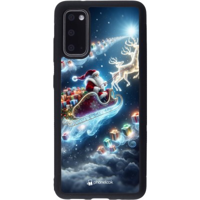 Samsung Galaxy S20 Case Hülle - Silikon schwarz Weihnachten 2023 Verzauberter Weihnachtsmann