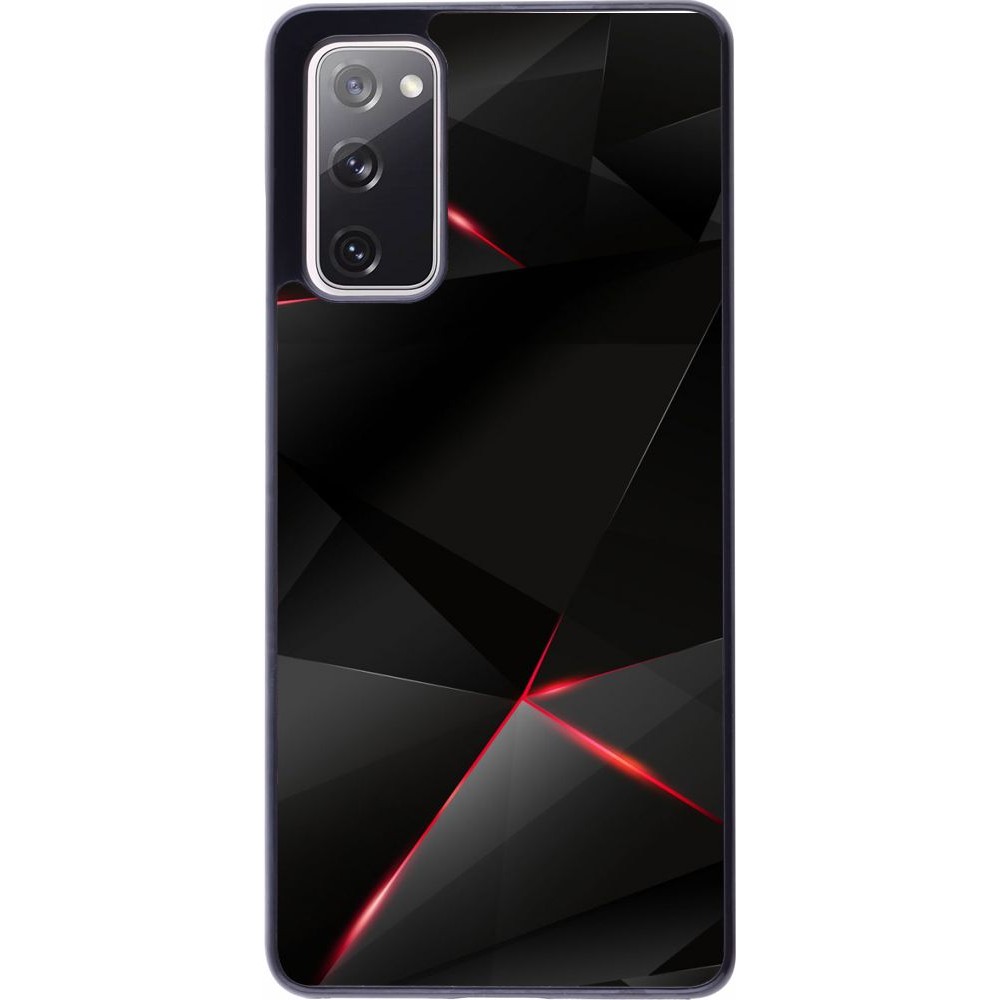 Coque Samsung Galaxy S20 FE - Black Red Lines