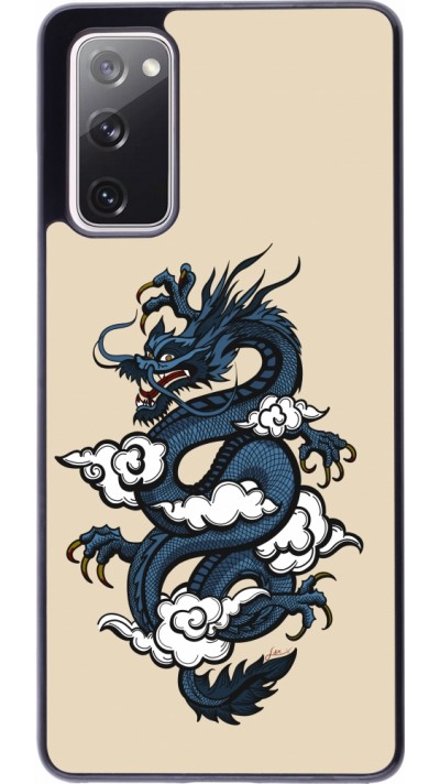 Samsung Galaxy S20 FE 5G Case Hülle - Blue Dragon Tattoo