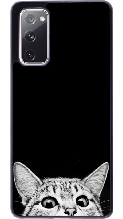 Coque Samsung Galaxy S20 FE - Cat Looking Up Black