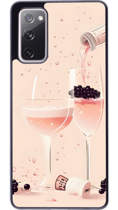 Samsung Galaxy S20 FE 5G Case Hülle - Champagne Pouring Pink