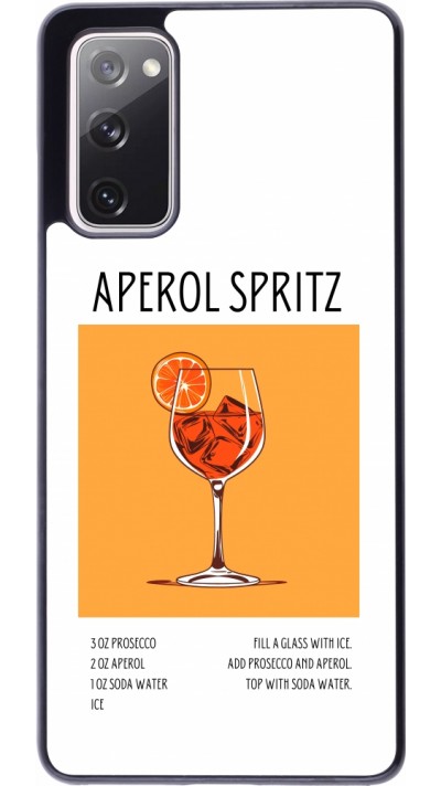 Coque Samsung Galaxy S20 FE 5G - Cocktail recette Aperol Spritz