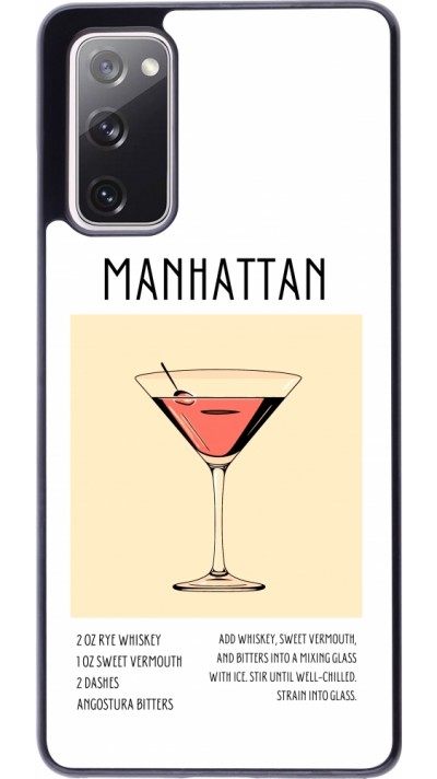 Coque Samsung Galaxy S20 FE 5G - Cocktail recette Manhattan