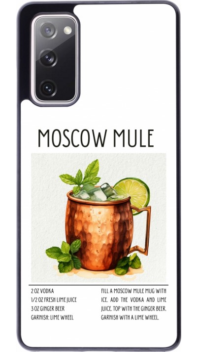 Samsung Galaxy S20 FE 5G Case Hülle - Cocktail Rezept Moscow Mule