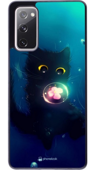 Hülle Samsung Galaxy S20 FE - Cute Cat Bubble