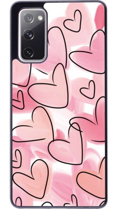 Coque Samsung Galaxy S20 FE 5G - Easter 2023 pink hearts