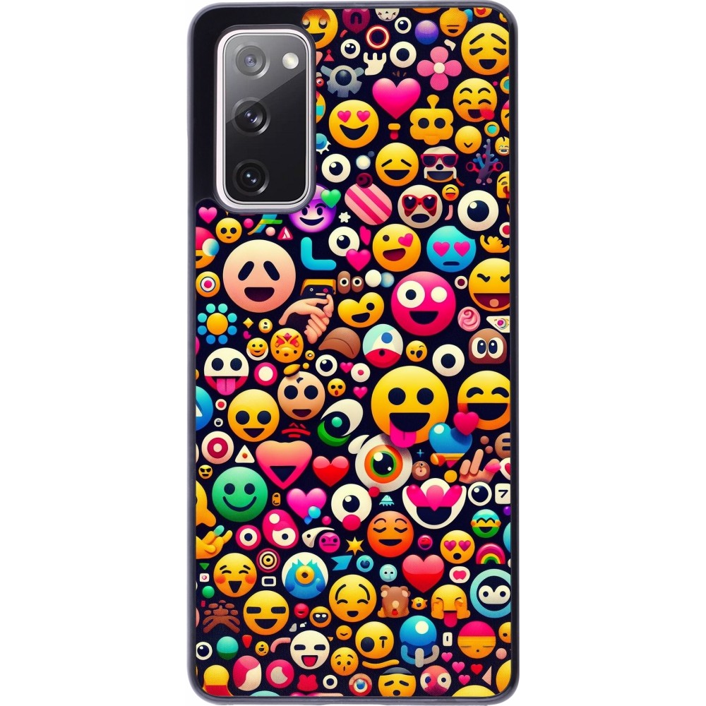 Samsung Galaxy S20 FE 5G Case Hülle - Emoji Mix Farbe